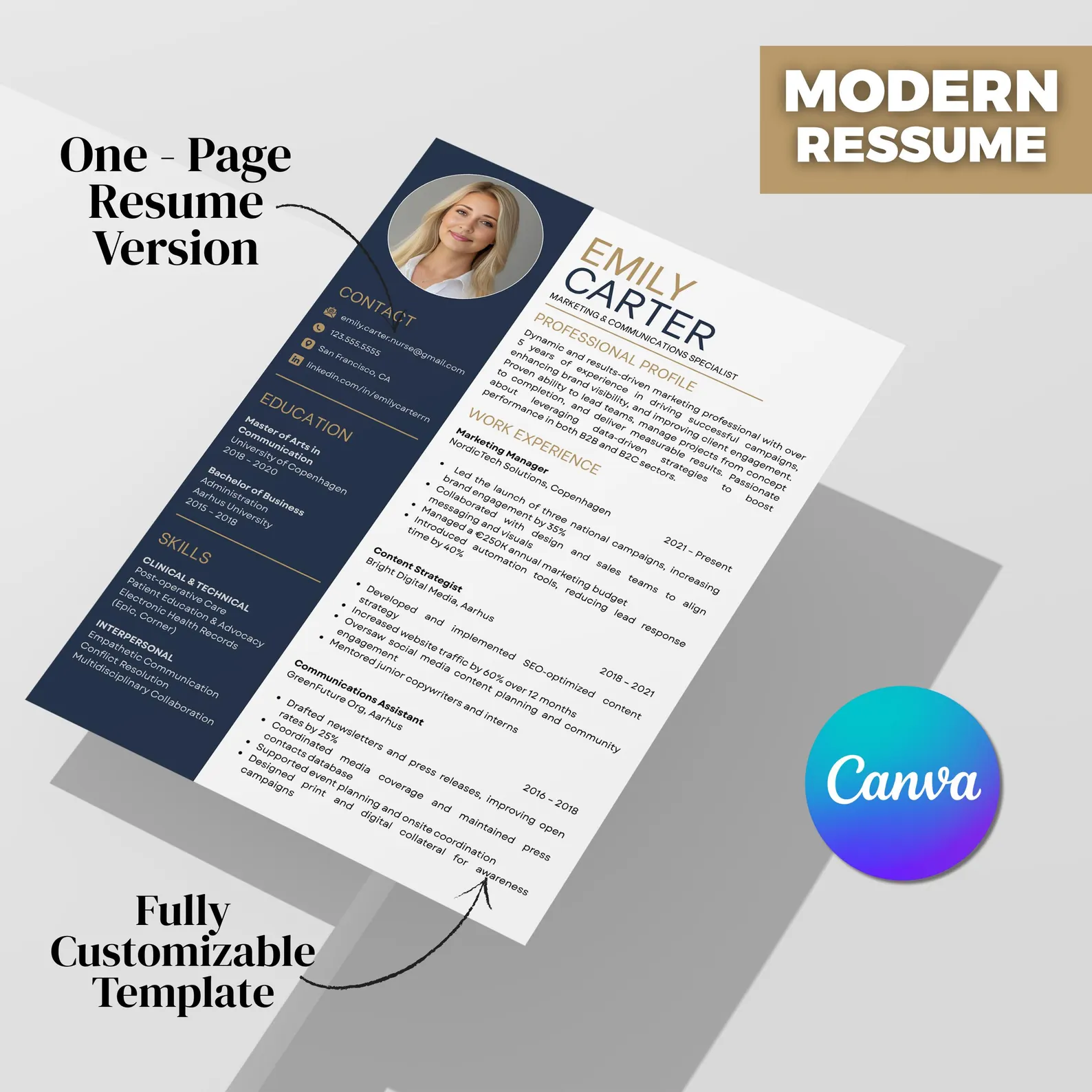 50 Primium Resume Edited by Canva - Image 2